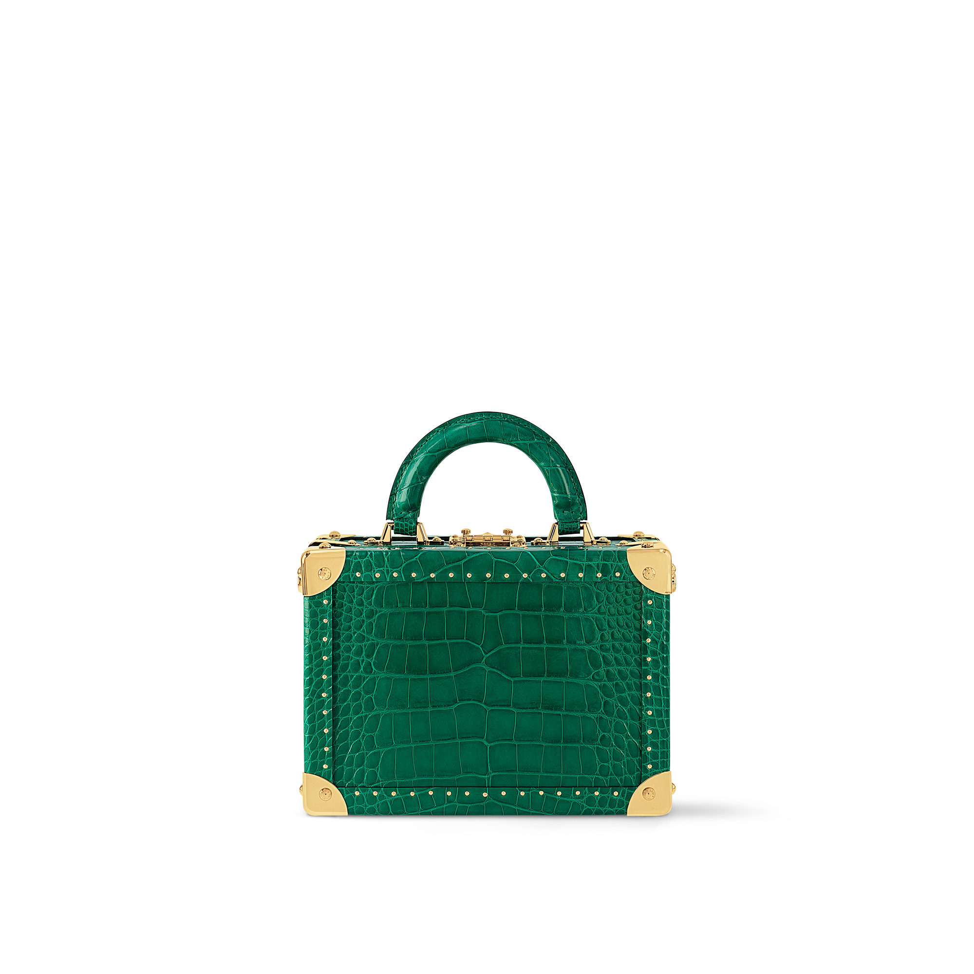 Petite Valise Emeraude Crocodilien Brillant - Hardsided | LOUIS